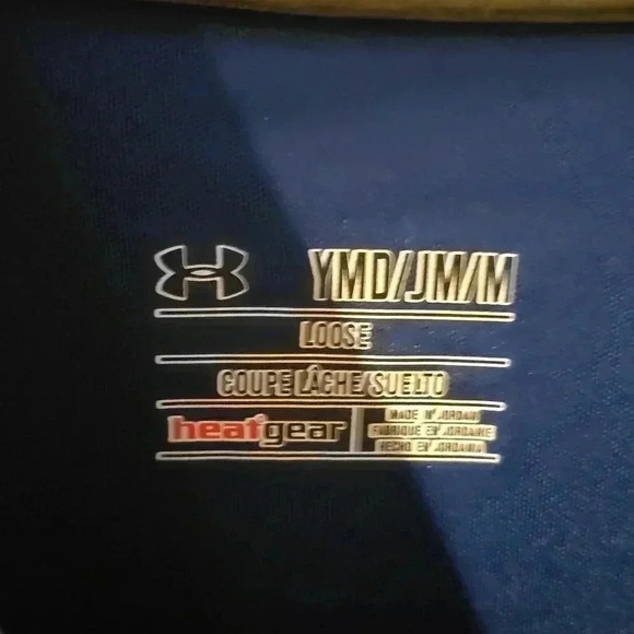 Under Armour Blue Polo YM - Picture 2 of 2